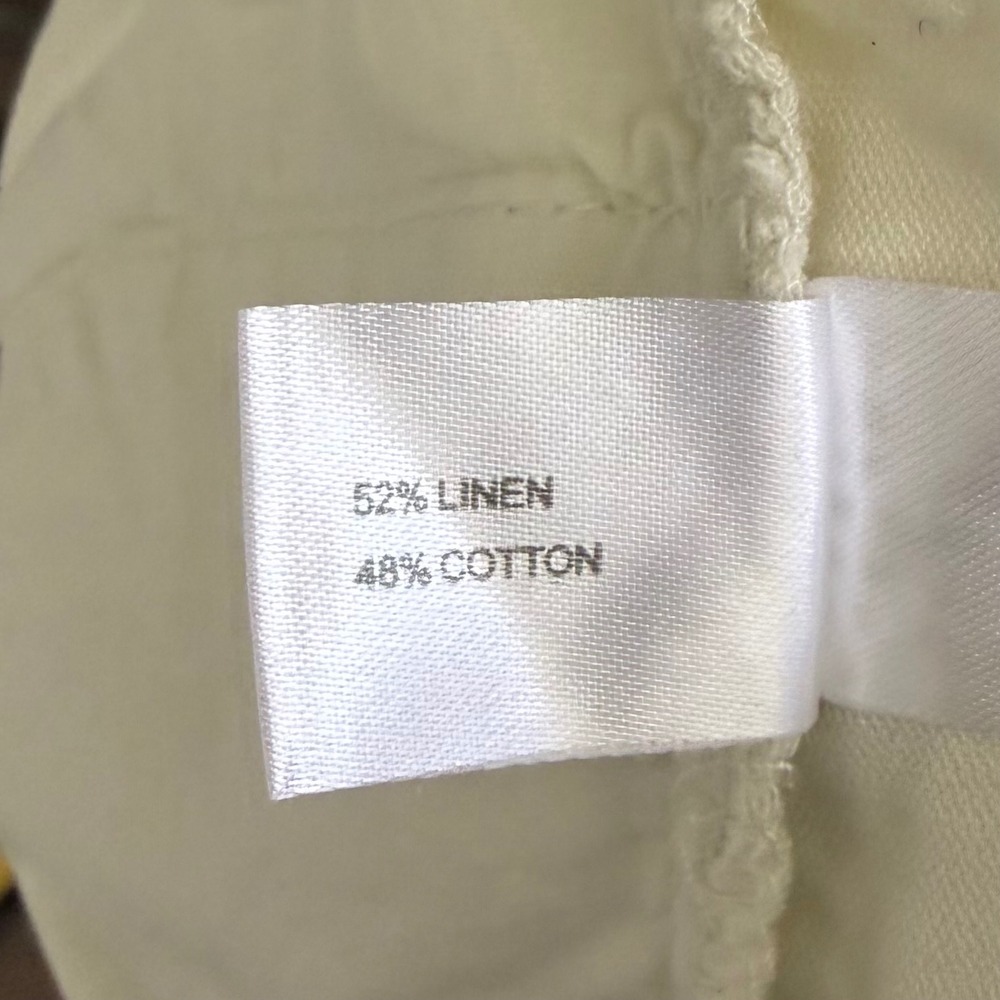 Peter Millar Seaside Men's Linen Cotton 5 Pocket Pants Casual Chino 36x33 White - Picture 7 of 10
